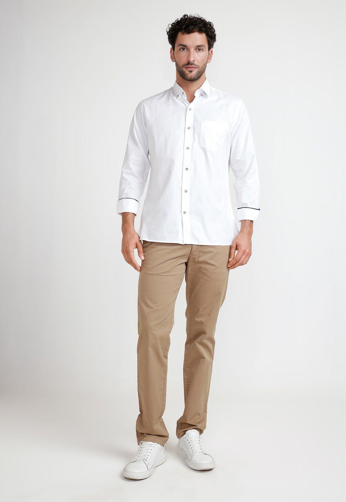 Camisa Oxford Hombre Blake Blanco-3