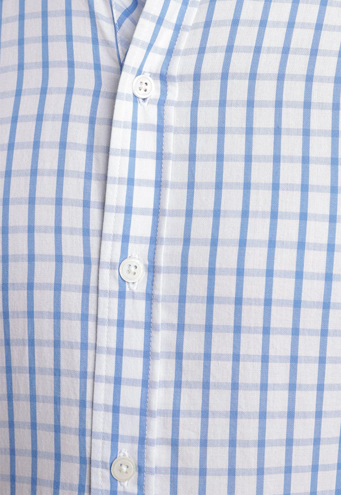 Camisa Manga Larga hombre Slim Fit Belisario Algodón Blanco-2