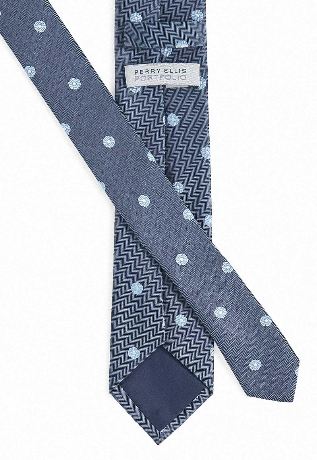Corbata Fantasía Azul Piedra Resist Spill-2