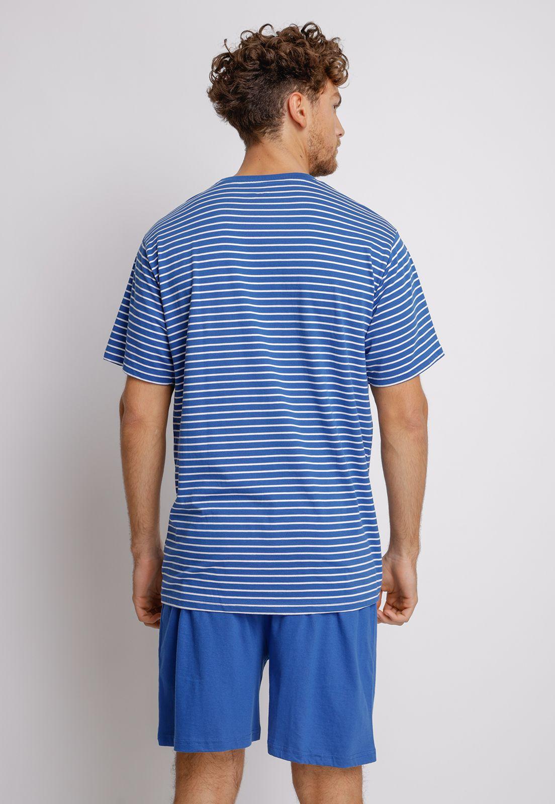 Pijama hombre Metropoli Algodón Azul Marino-1