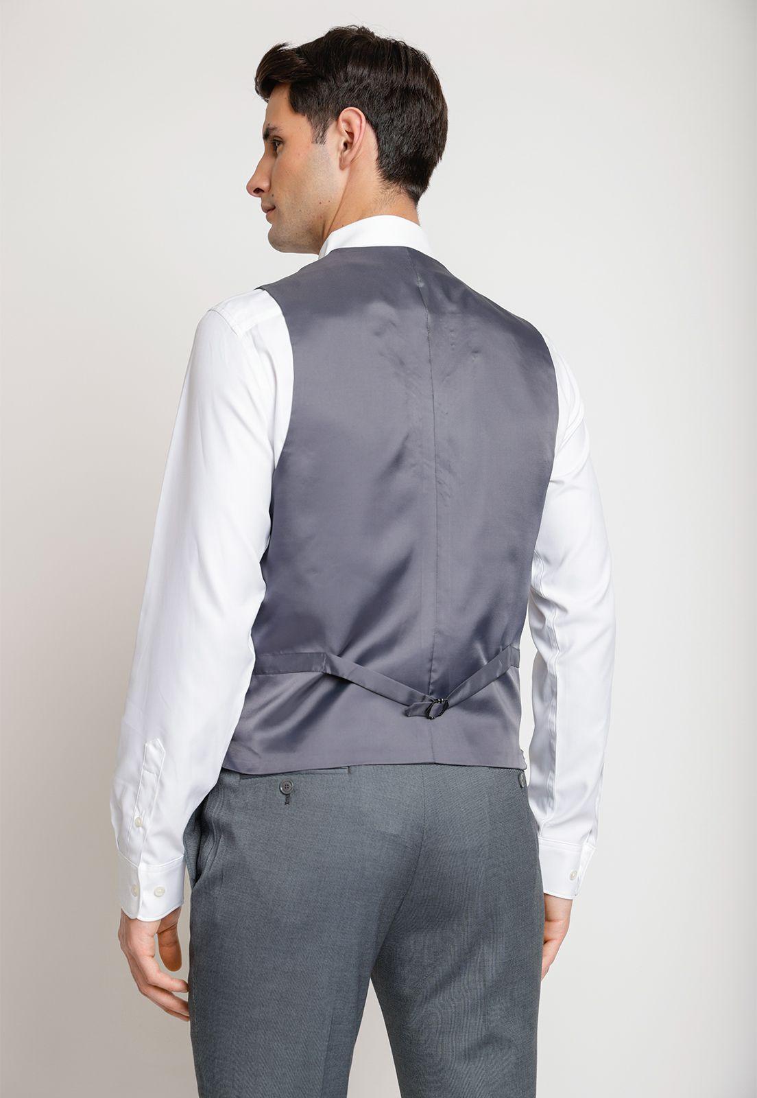 Gilet Hombre Formal Washable Gris-1