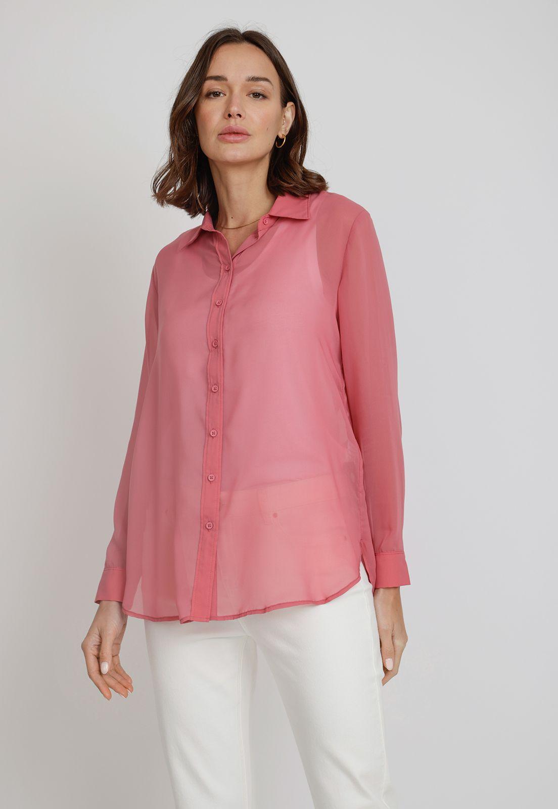 Blusa De Mujer Orquidea Color Rosa-0