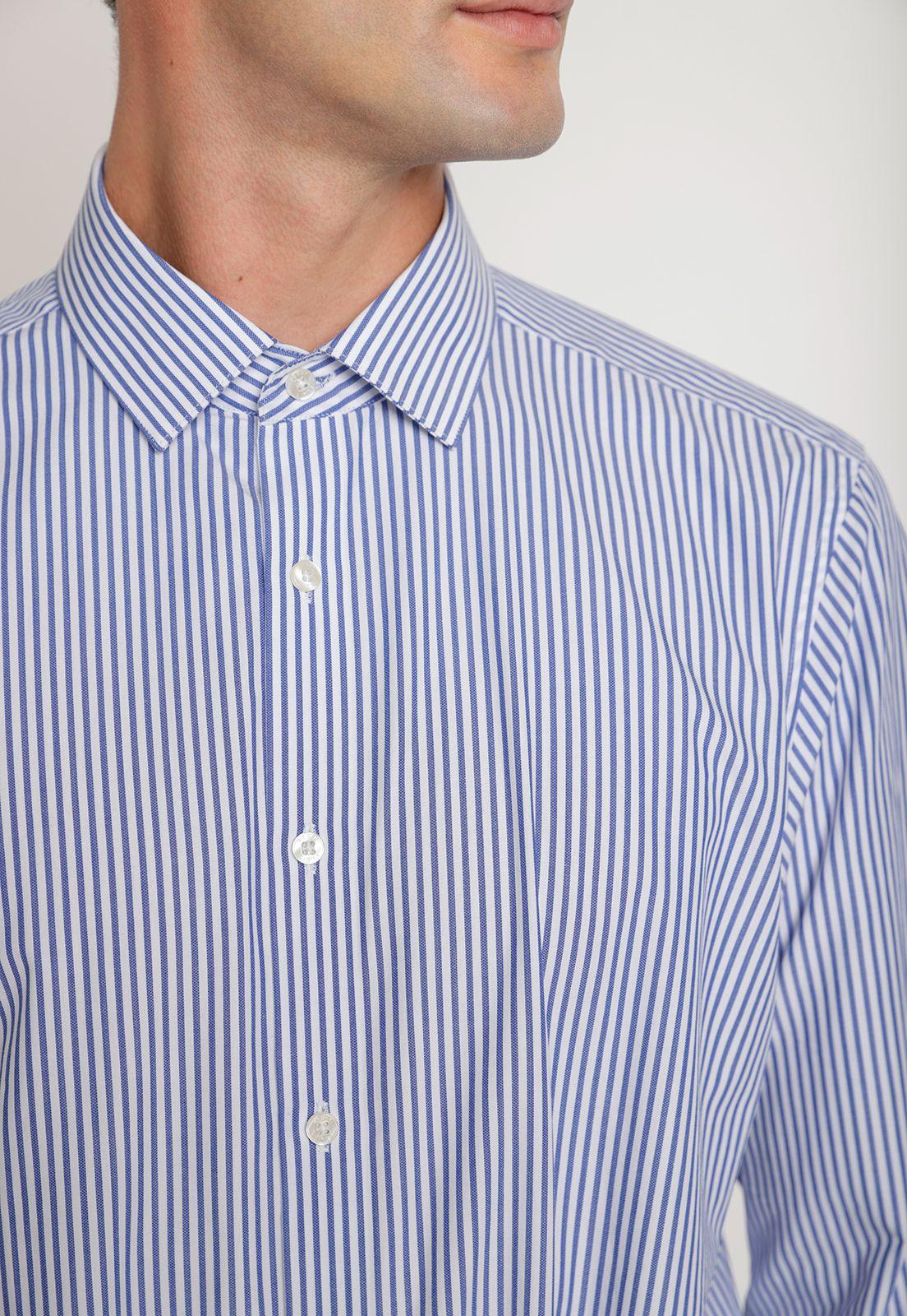 Camisa Hombre Formal (Easy Care) Aldogón Azul-2