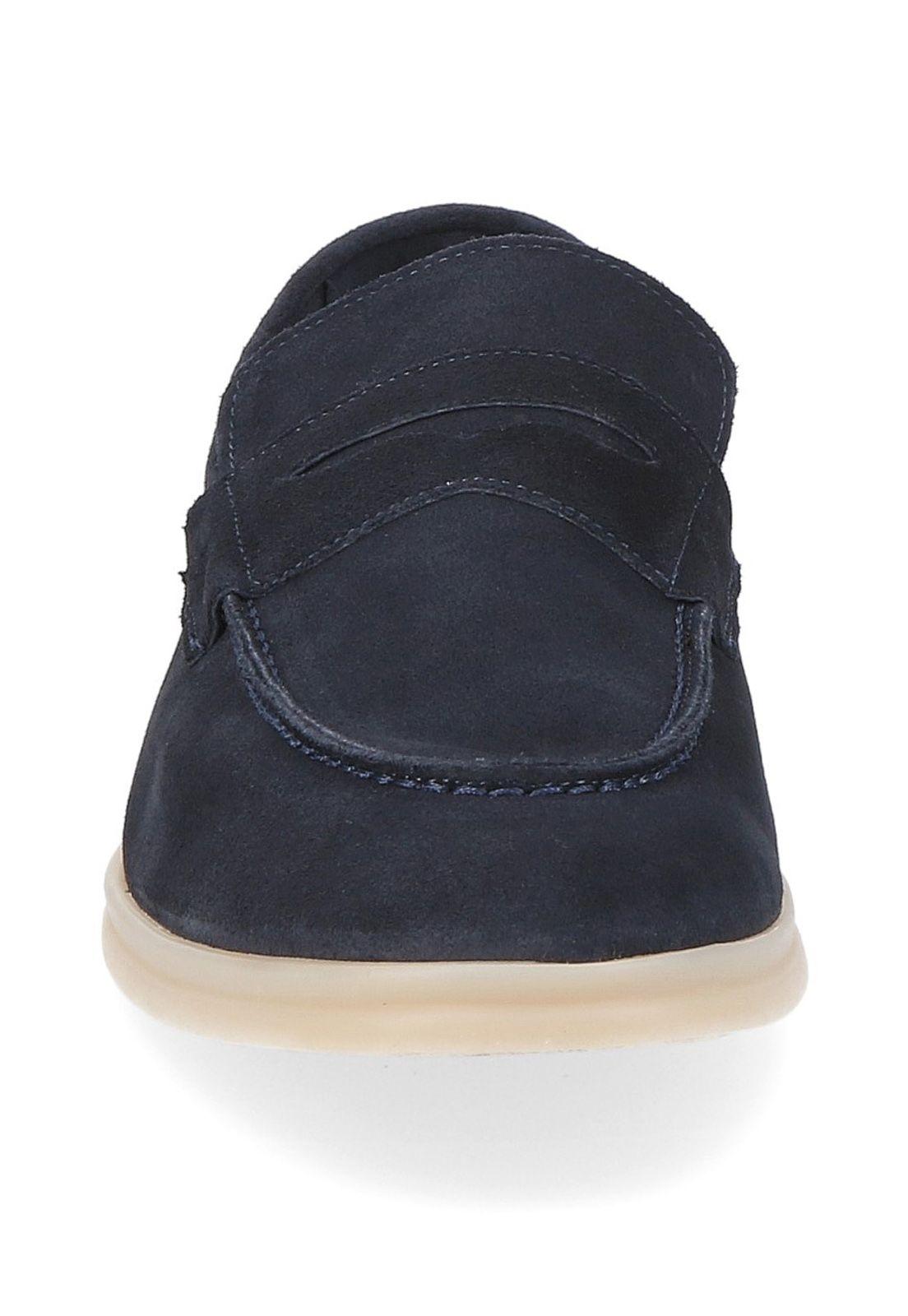 Mocasines Casual Italianos Salorno Moc Toe Penny Loafer Navy-2