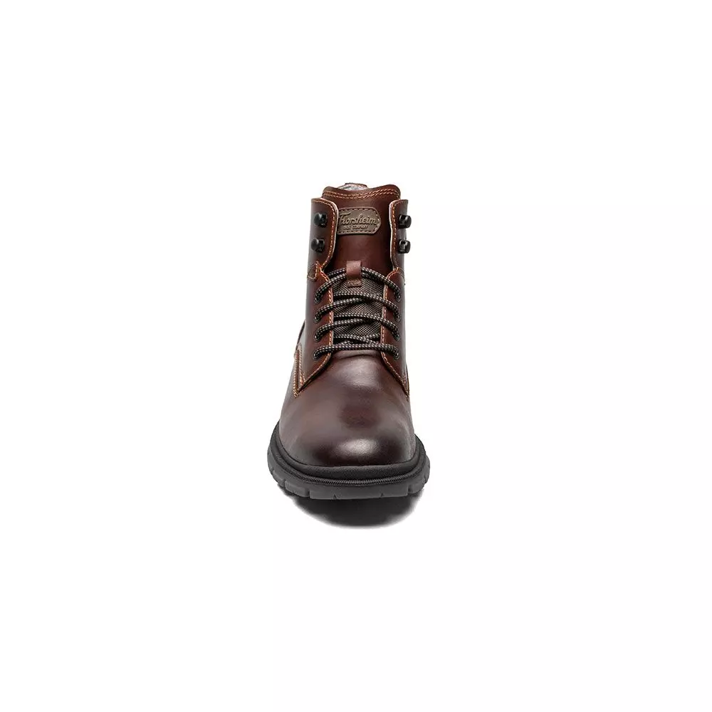 Botines Lookout Plain Toe Lace Up Boot Café-4