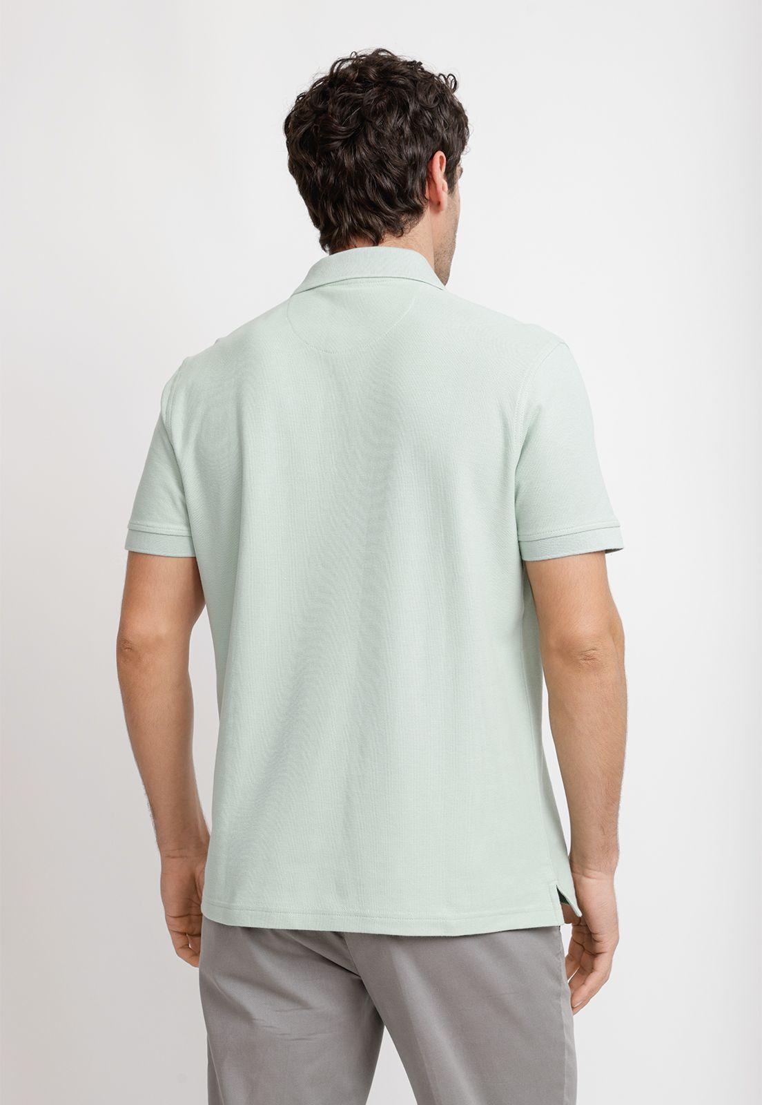 Polera Polo Pique Algodón Marini Menta-1