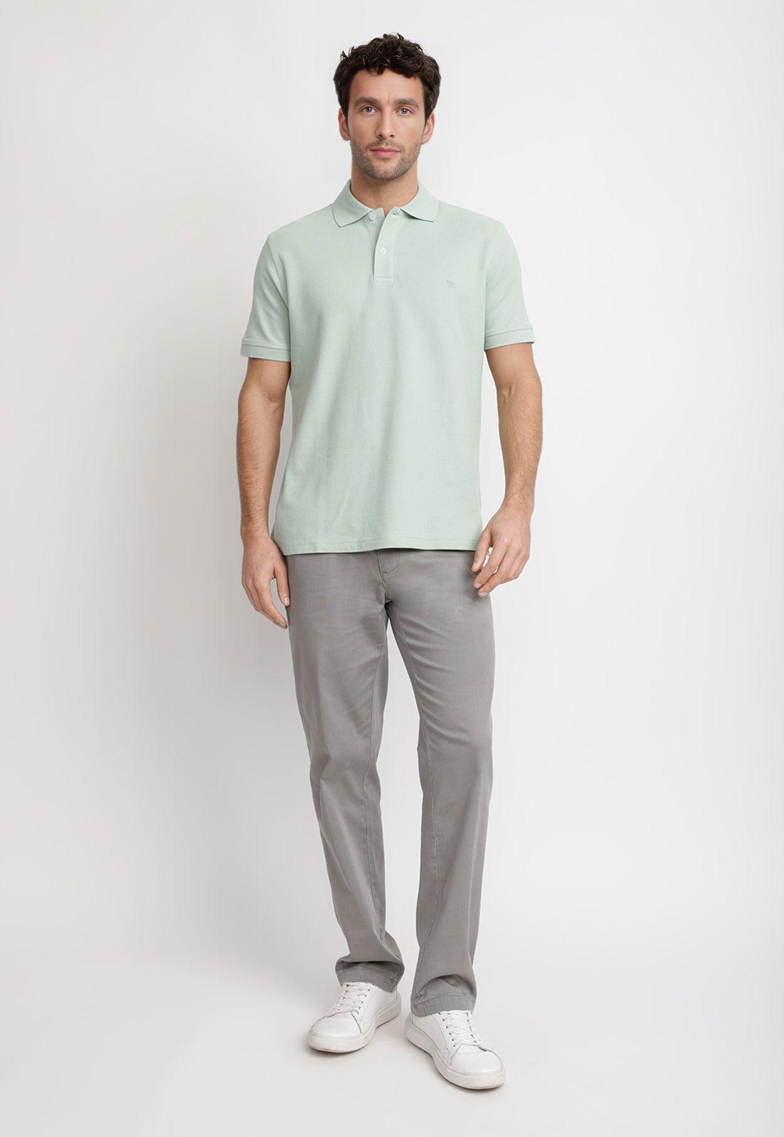 Polera Polo Pique Algodón Marini Menta-3