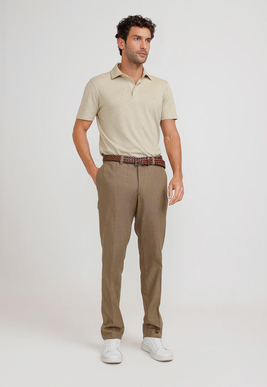 Pantalón Hombre Lino Venancio  Verde-3