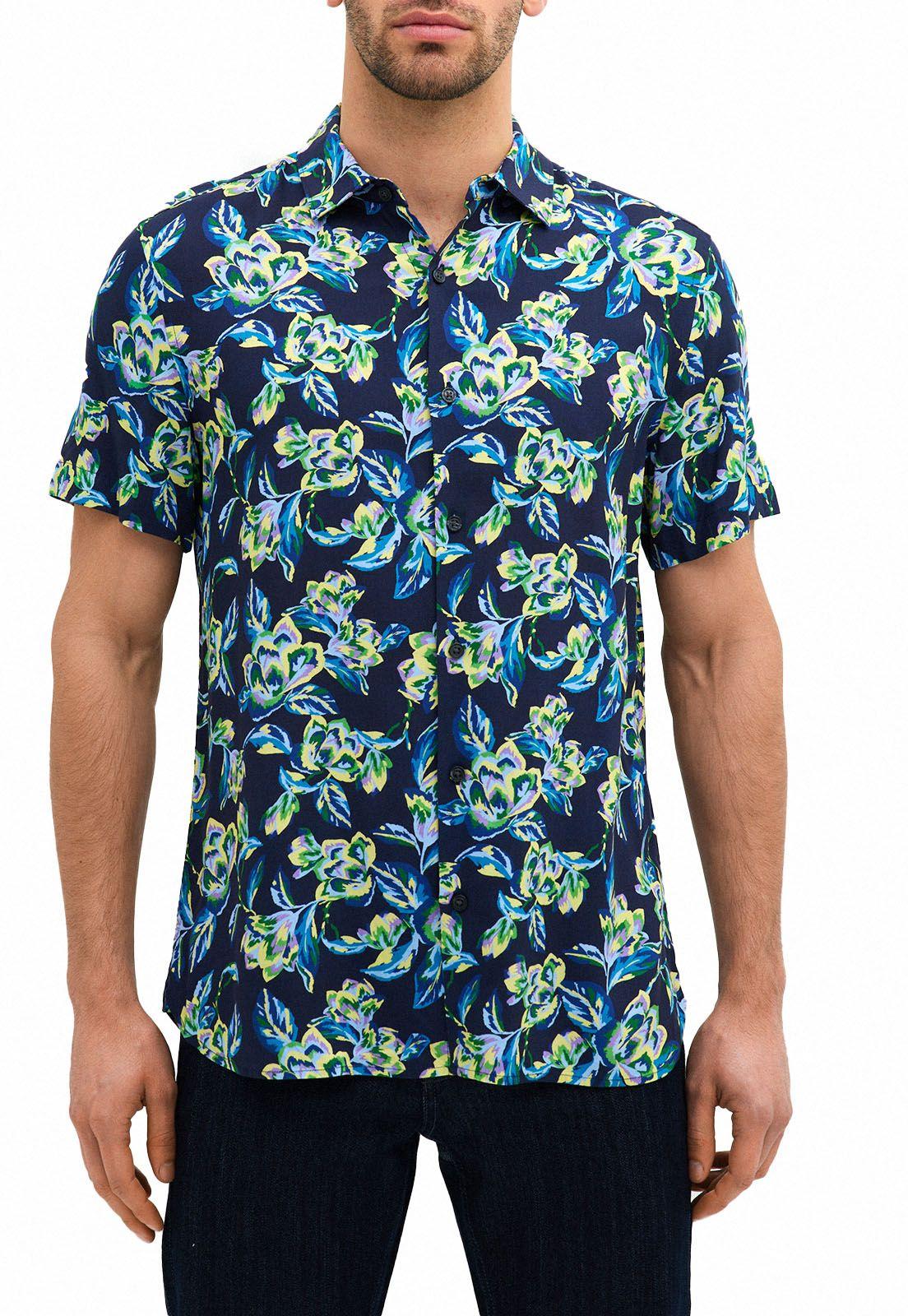 Camisa Estampada Flores Ultra Soft-0