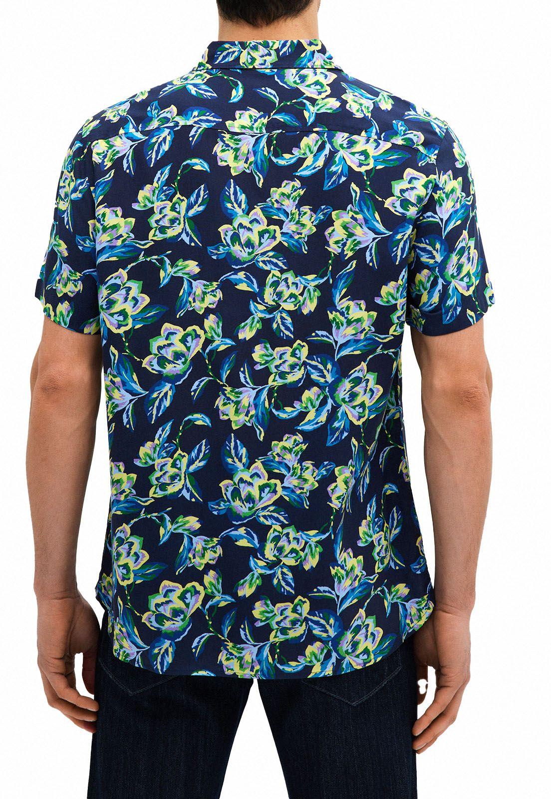 Camisa Estampada Flores Ultra Soft-1