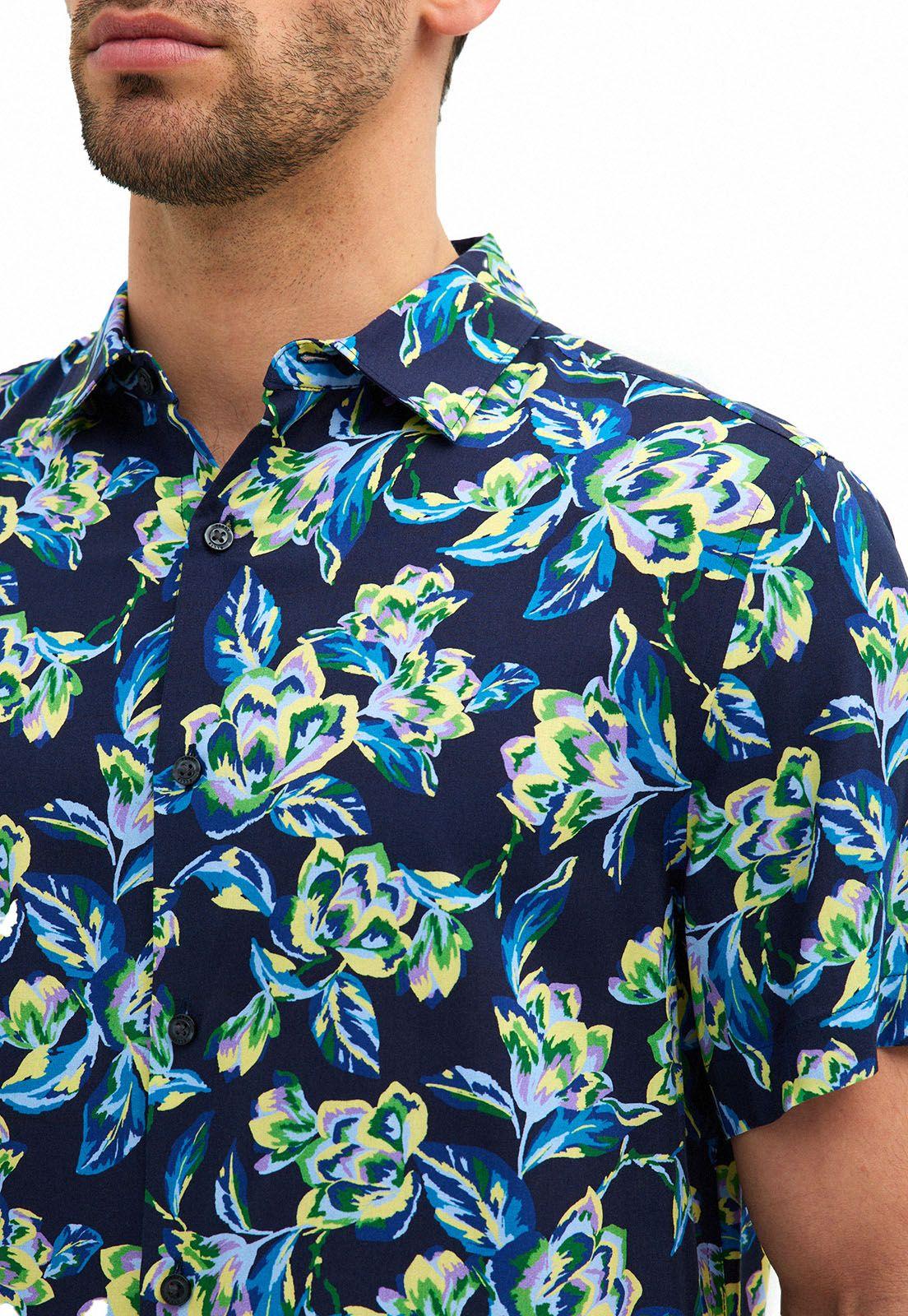 Camisa Estampada Flores Ultra Soft-2