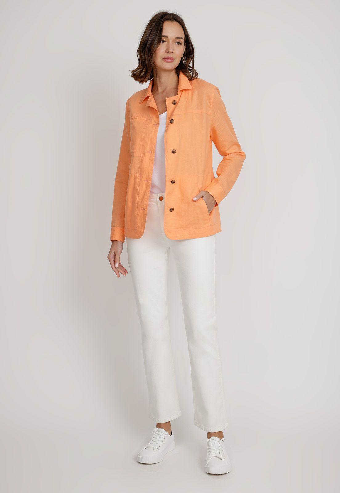 Sobrecamisa De Mujer Astazú Mango-3