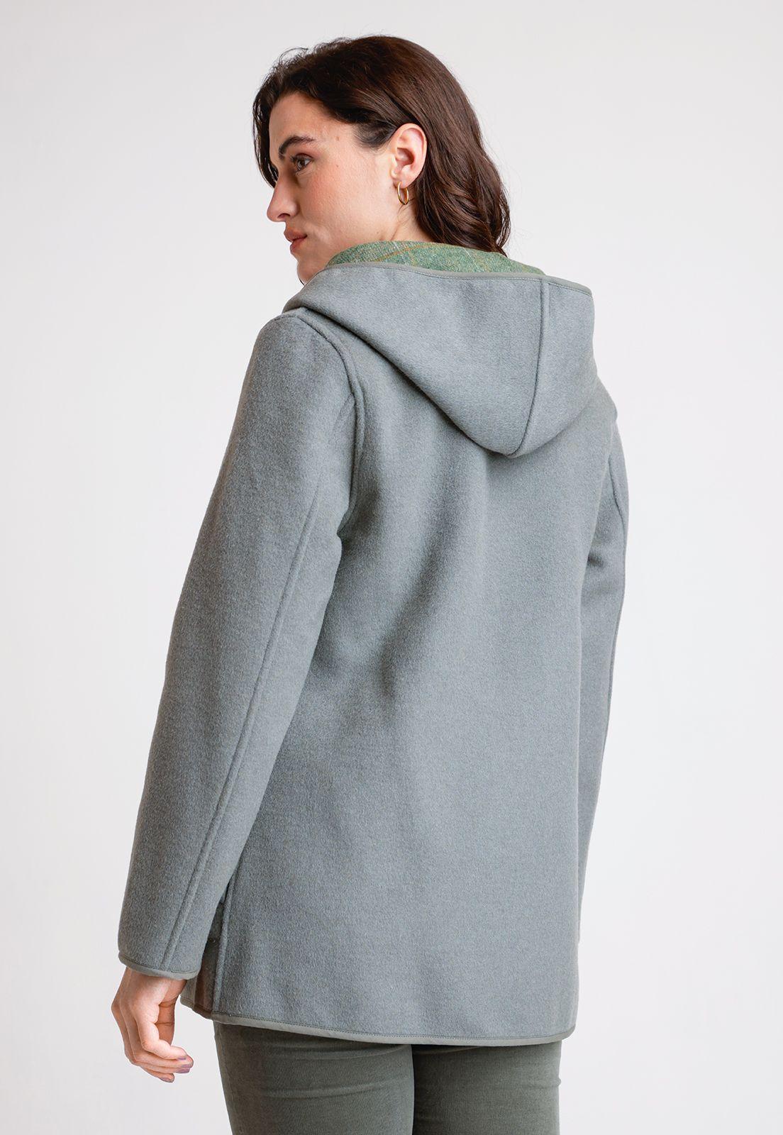 Chaquetón De Mujer Reversible Anele Color Salvia-2