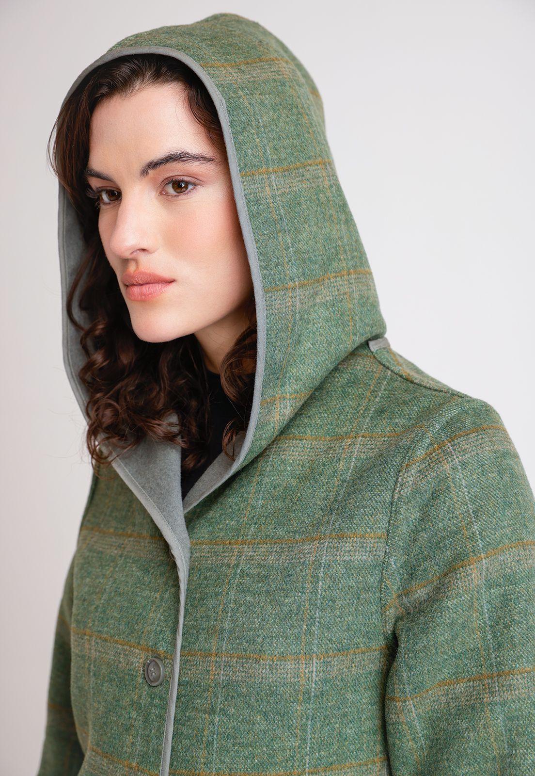 Chaquetón De Mujer Reversible Anele Color Salvia-4