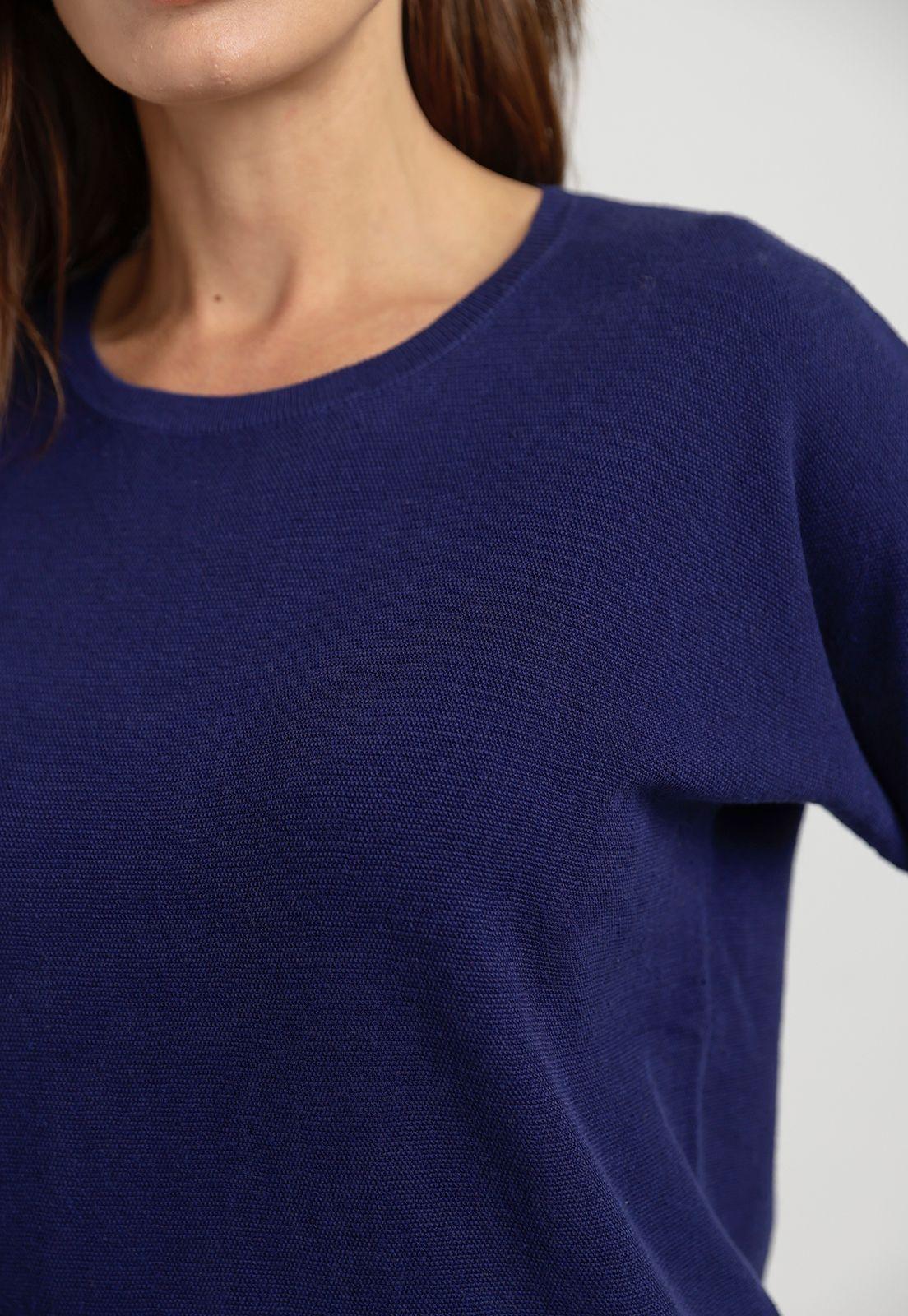 Sweater Mujer Dover Algodón Navy-2