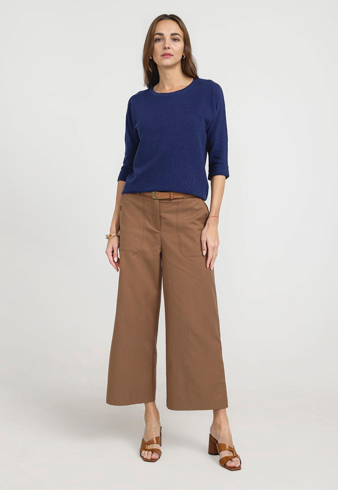 Sweater Mujer Dover Algodón Navy-3