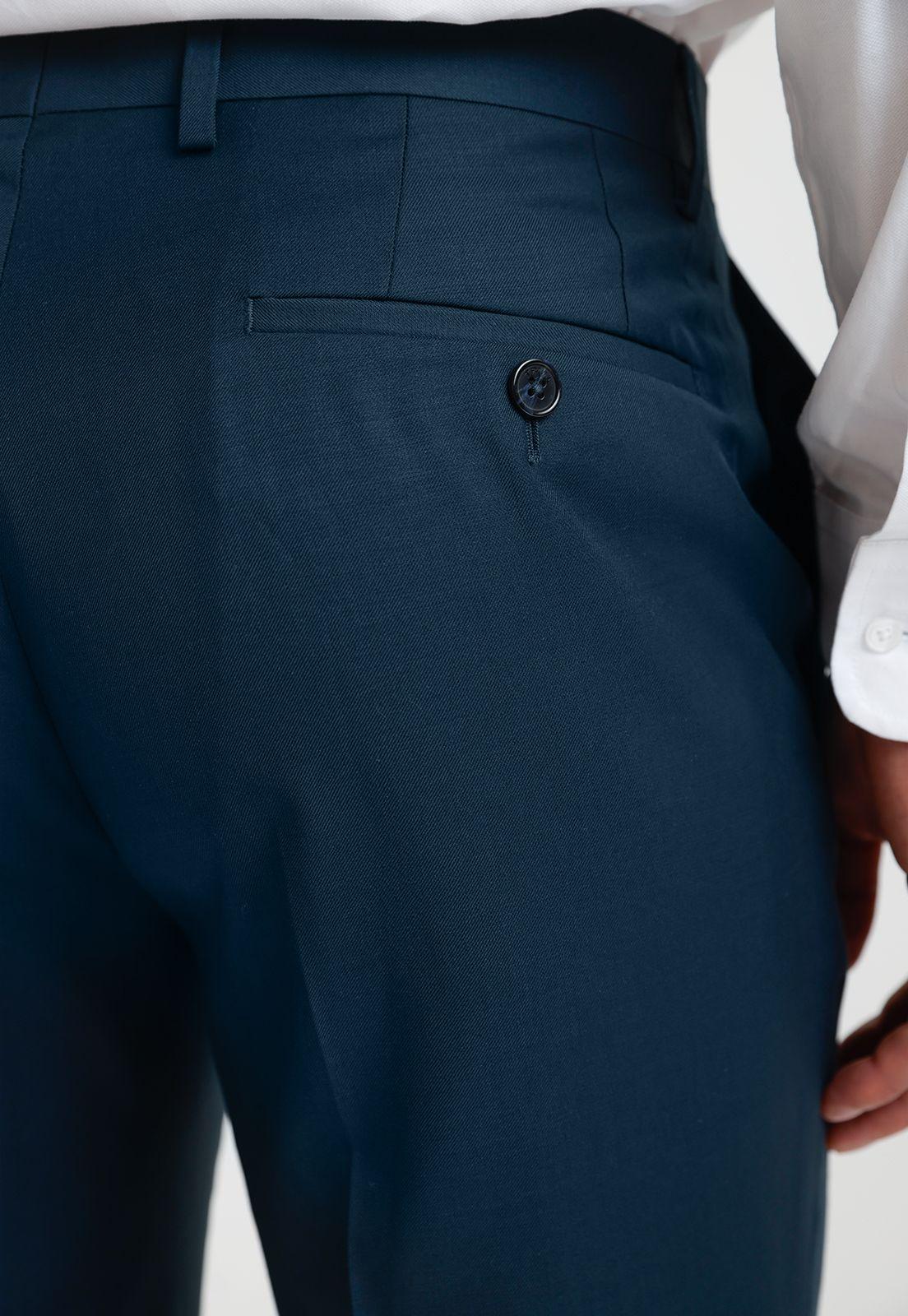 Pantalón Formal Hombre Petróleo-2