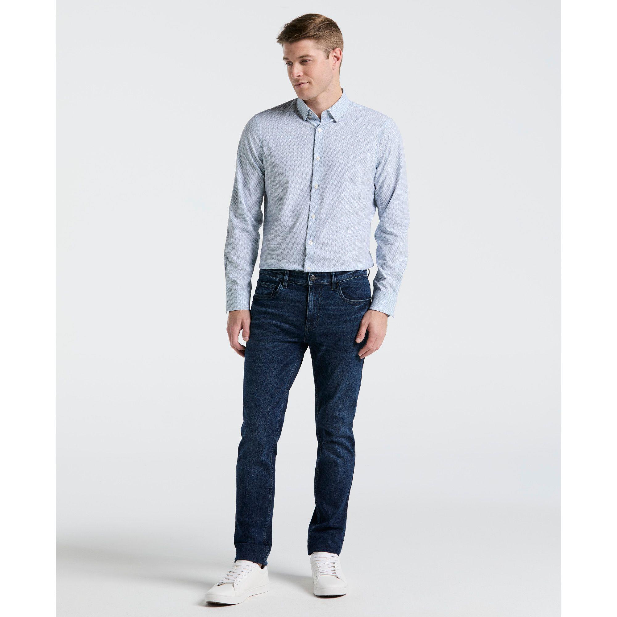 Camisa Hombre Total Stretch Estampada 4KSW4012-3