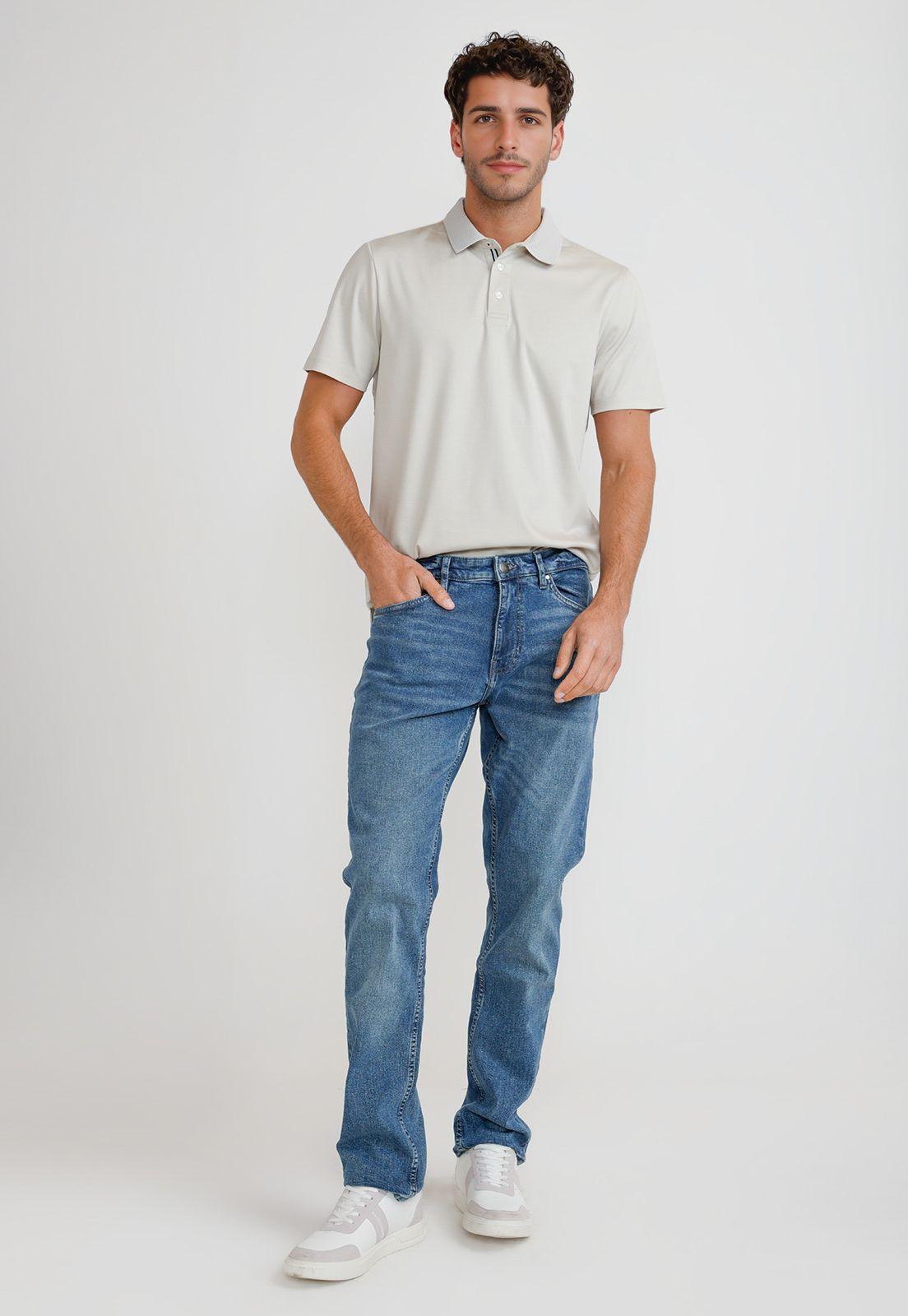 Jeans Hombre Slim Fit Azul Claro-3