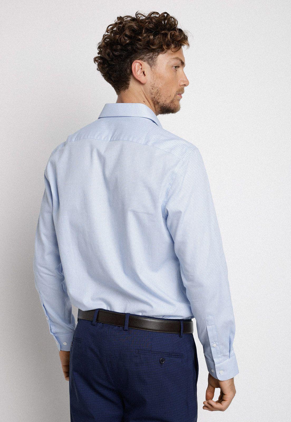 Camisa Formal Dynamic Celeste-1