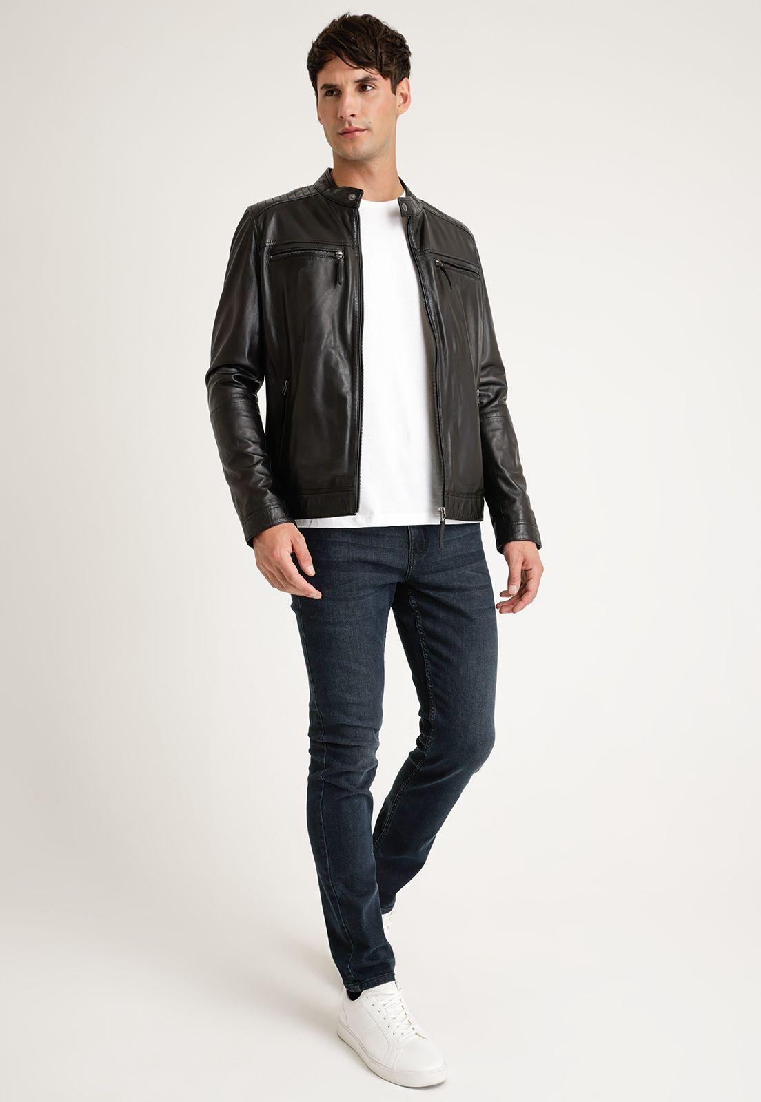 Chaqueta Cuero Hombre-3