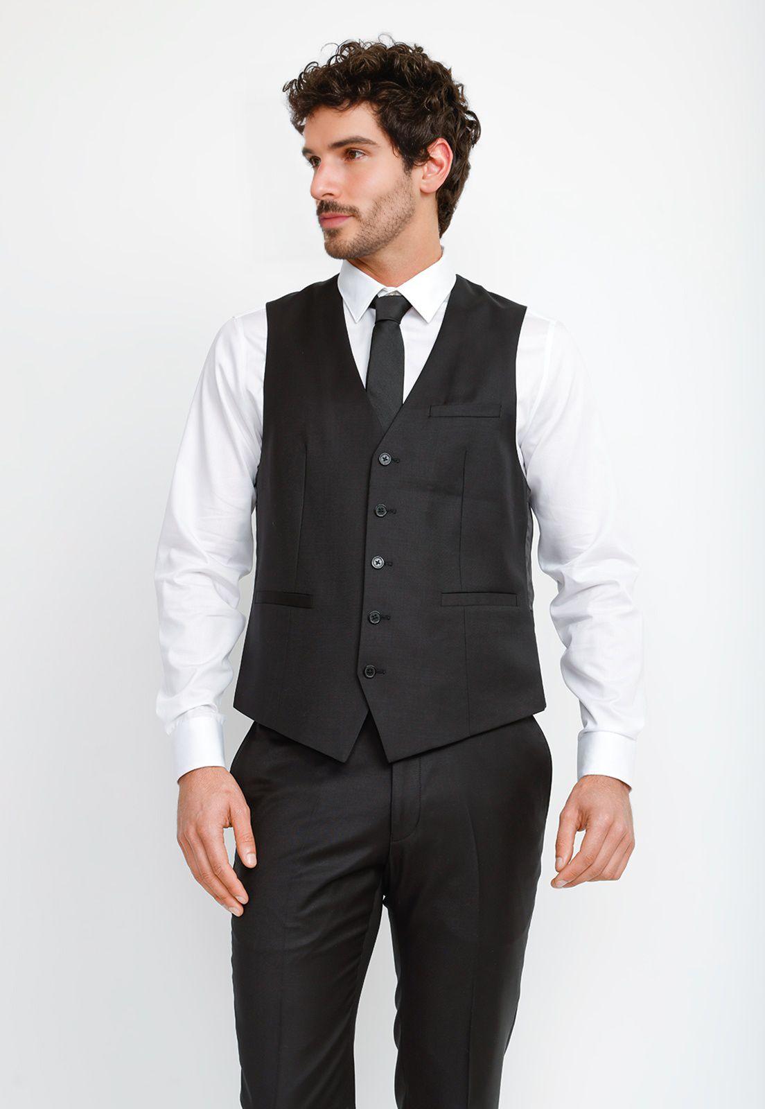 Gilet Formal Hombre Negro Willow-0