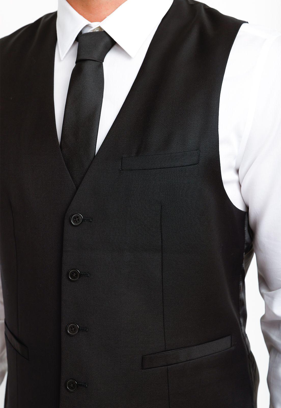 Gilet Formal Hombre Negro Willow-2