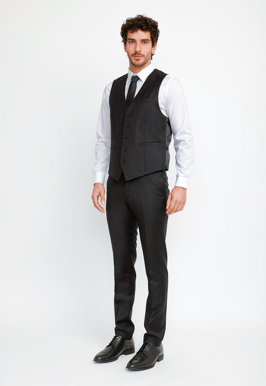 Gilet Formal Hombre Negro Willow-3