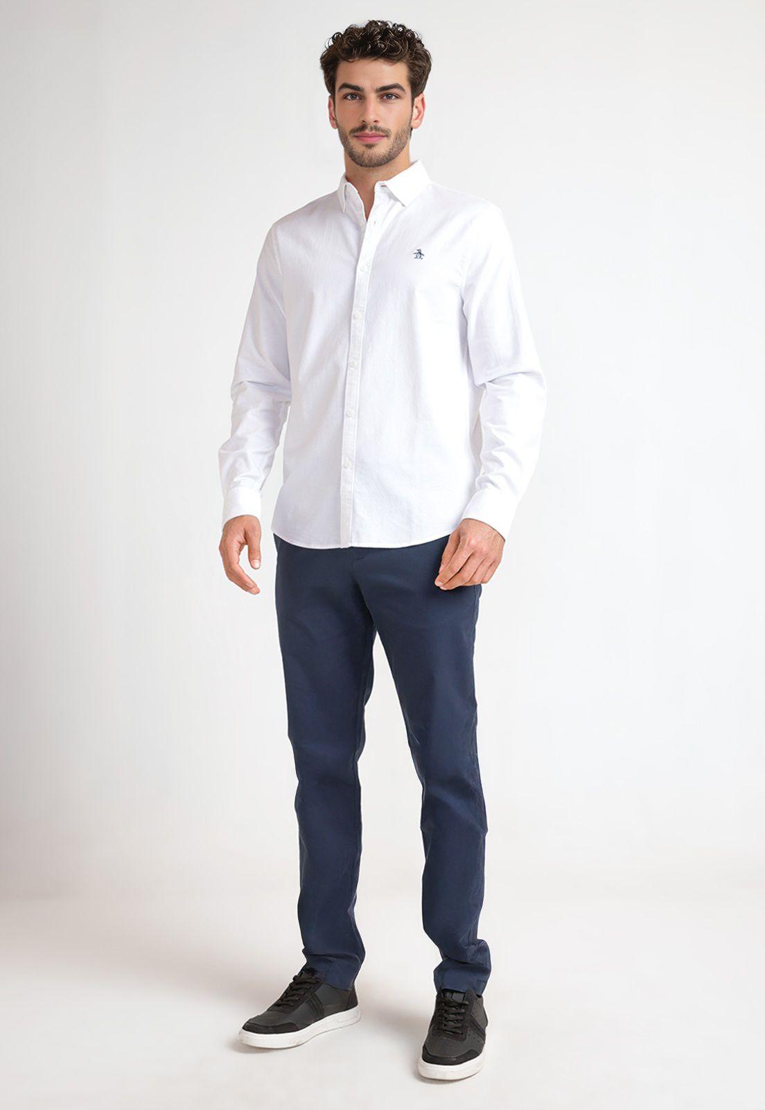 Camisa Hombre Formal Blanca-3