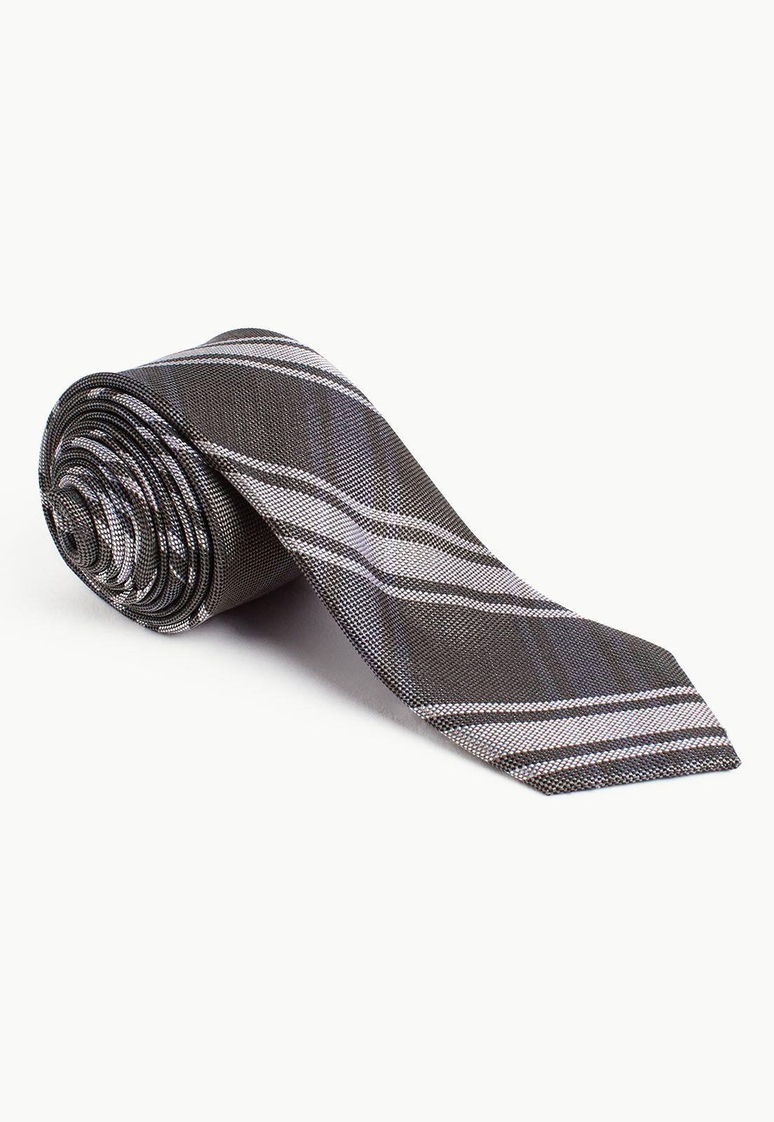 Corbata Formal Cuadros Gris Collection-0