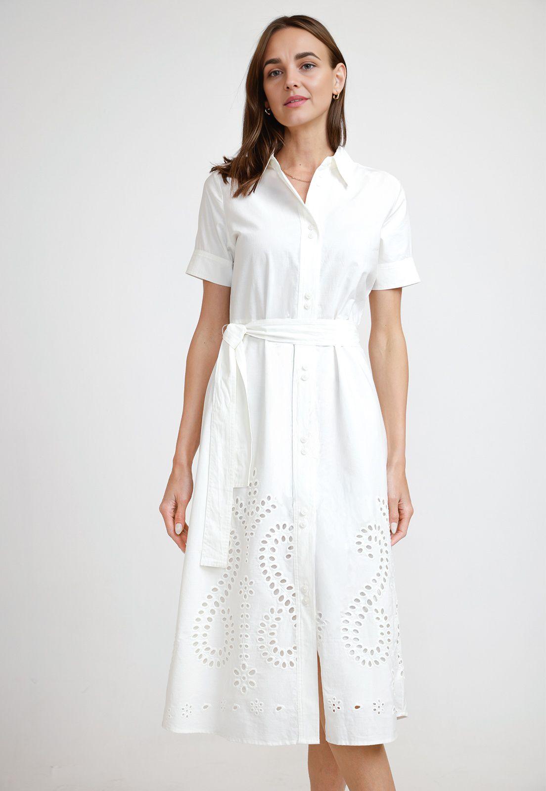 Vestido de Mujer Modelo Caterina Color Blanco-0
