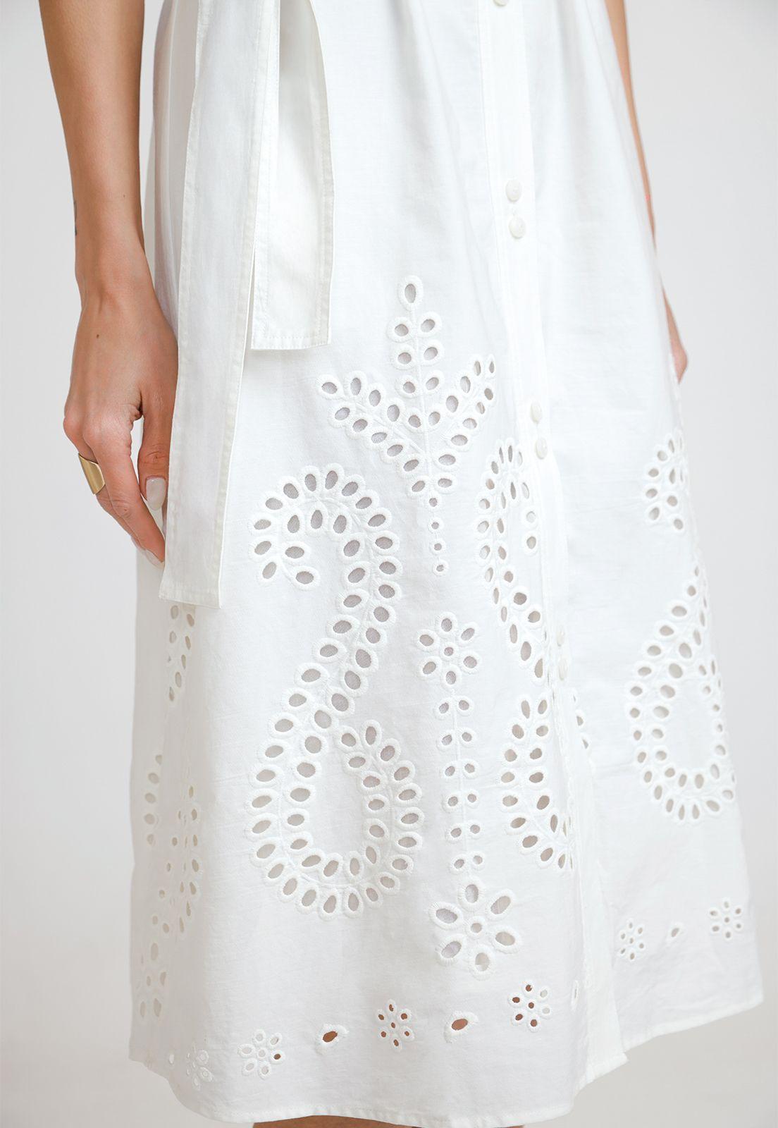 Vestido de Mujer Modelo Caterina Color Blanco-2