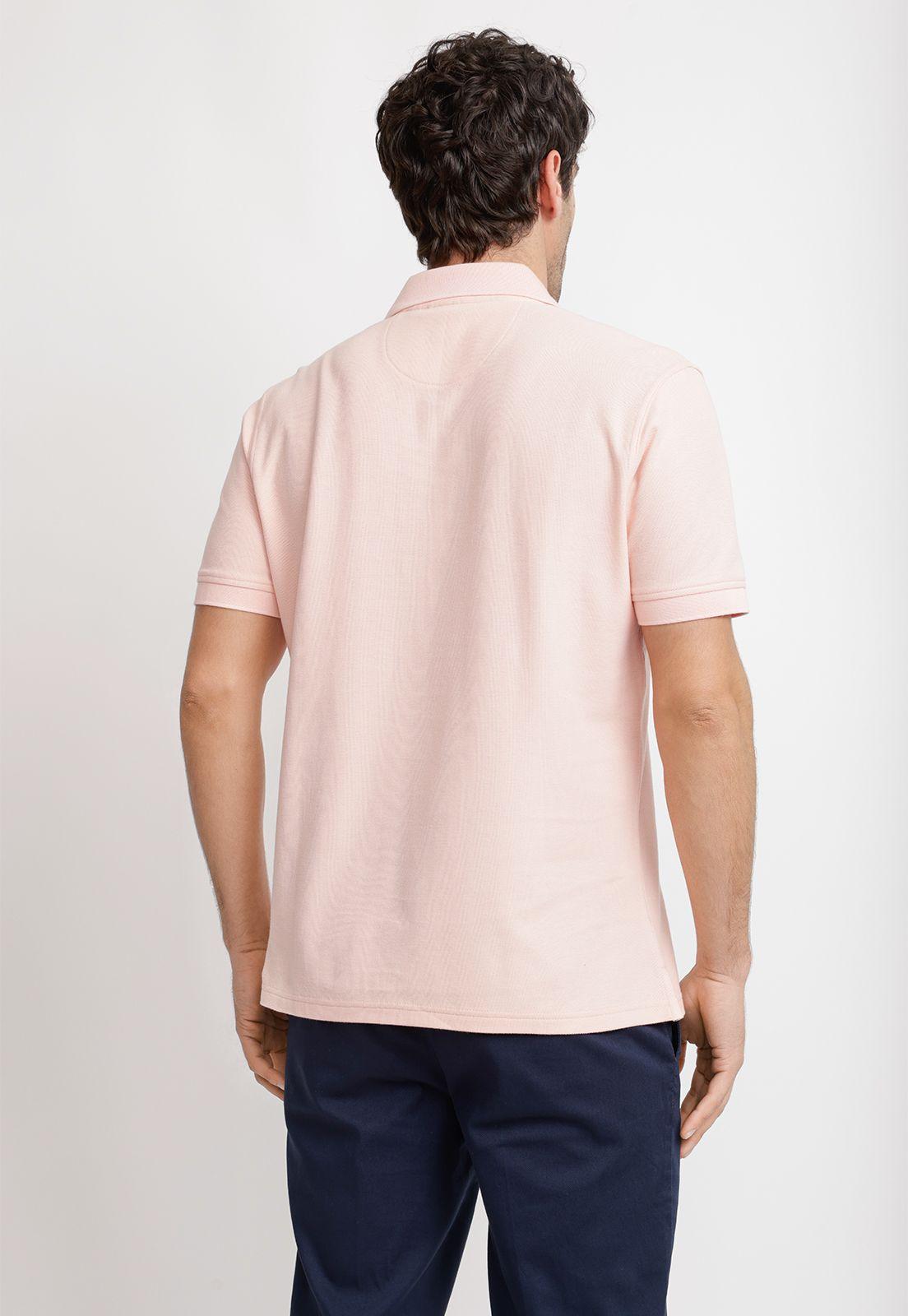 Polera Polo Pique Algodón Marini Coral-1