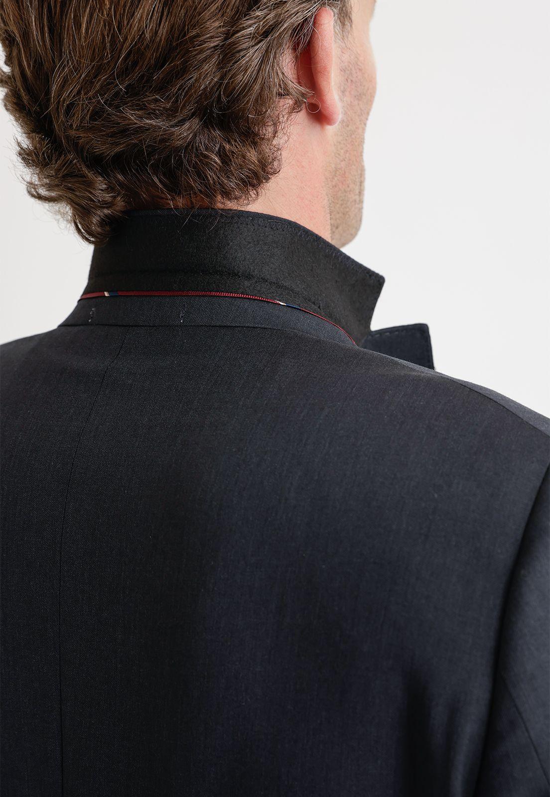 Chaqueta Formal Hombre Lana S100'S Liso Regular Mix&Color Marengo-3