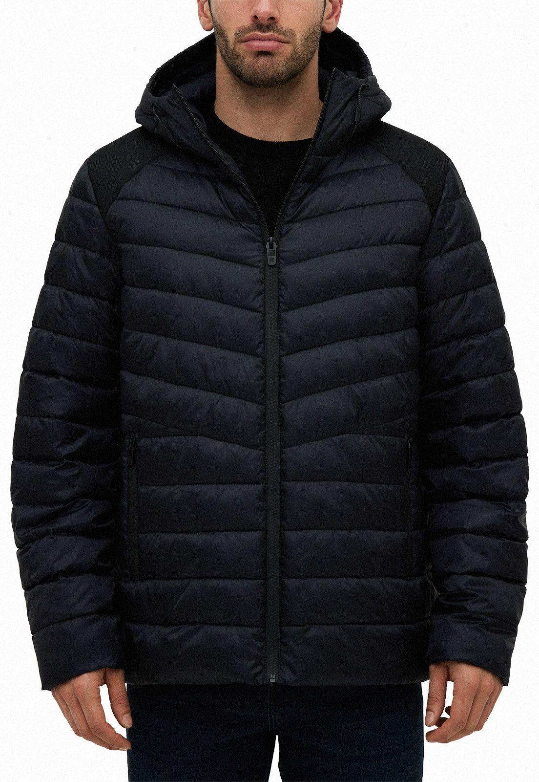 Parka Acolchada Negro-0