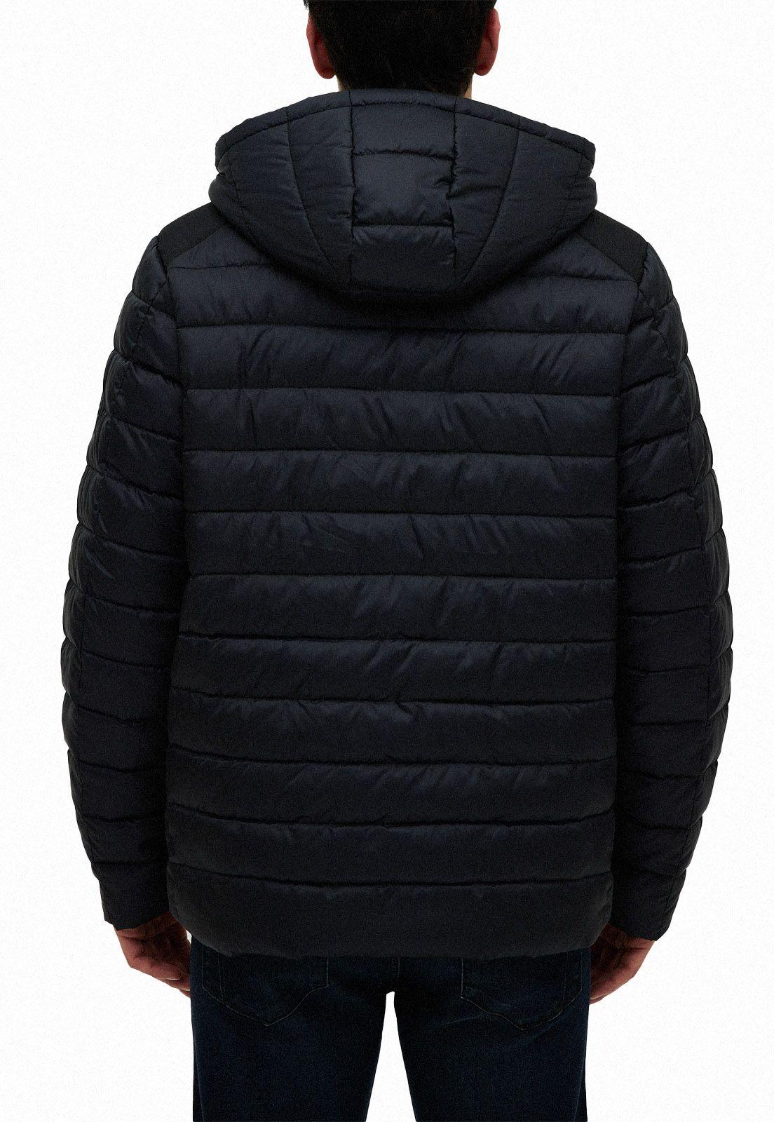Parka Acolchada Negro-1