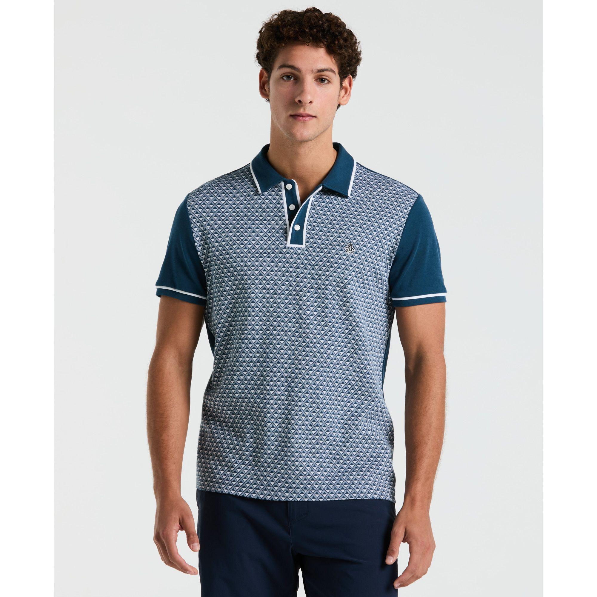 Polera Hombre Polo Manga Corta Azul Pet OPKS2514-0