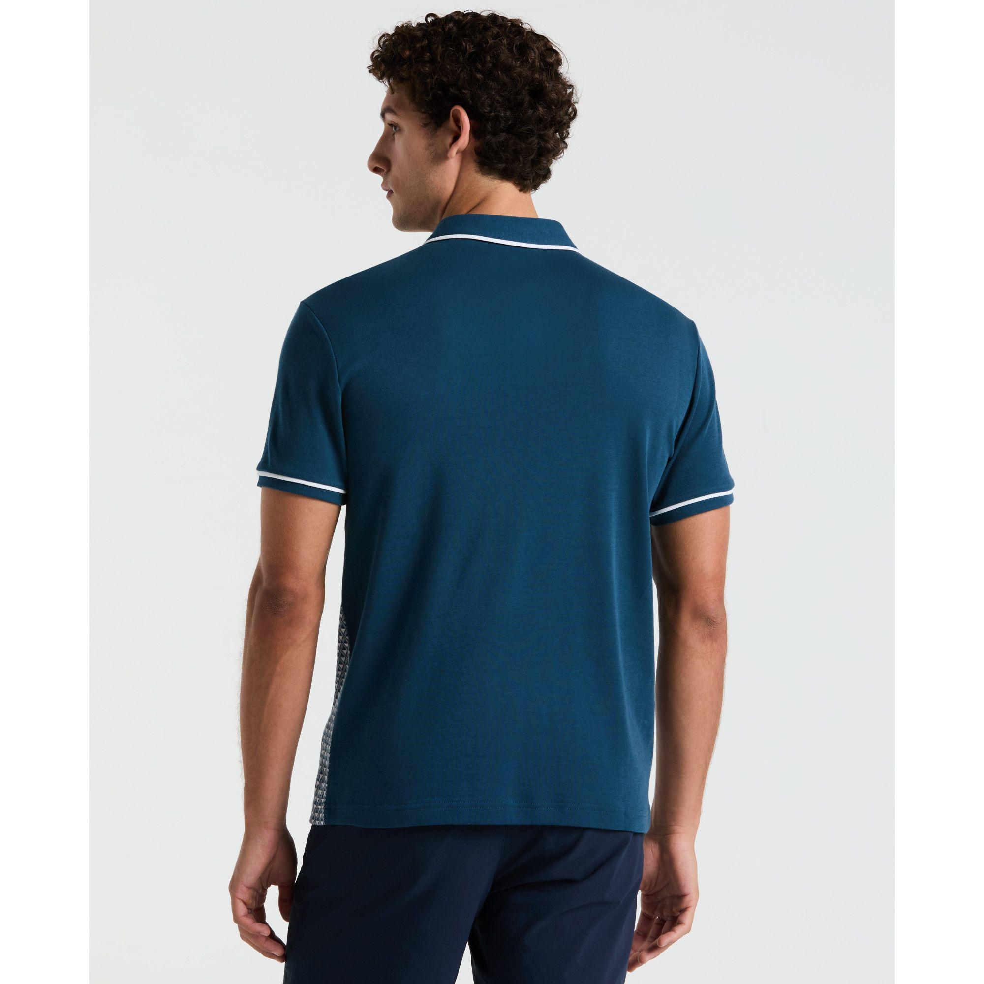 Polera Hombre Polo Manga Corta Azul Pet OPKS2514-1