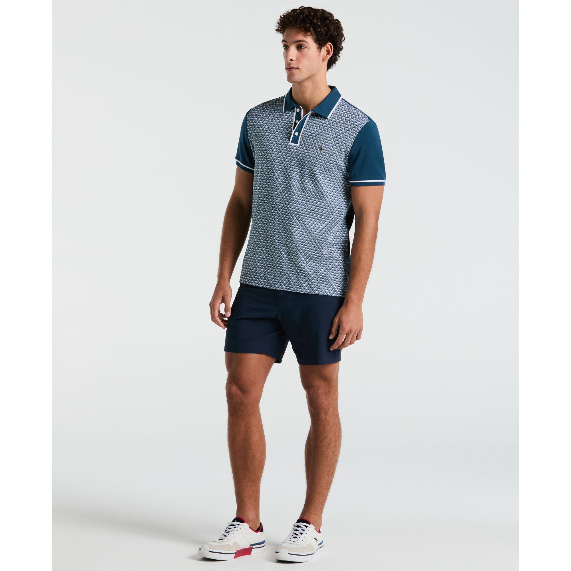 Polera Hombre Polo Manga Corta Azul Pet OPKS2514-3