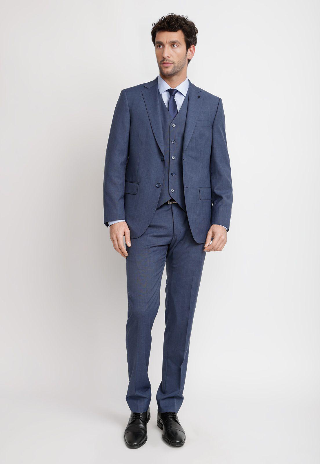 Terno Hombre Formal Executive Azul-0