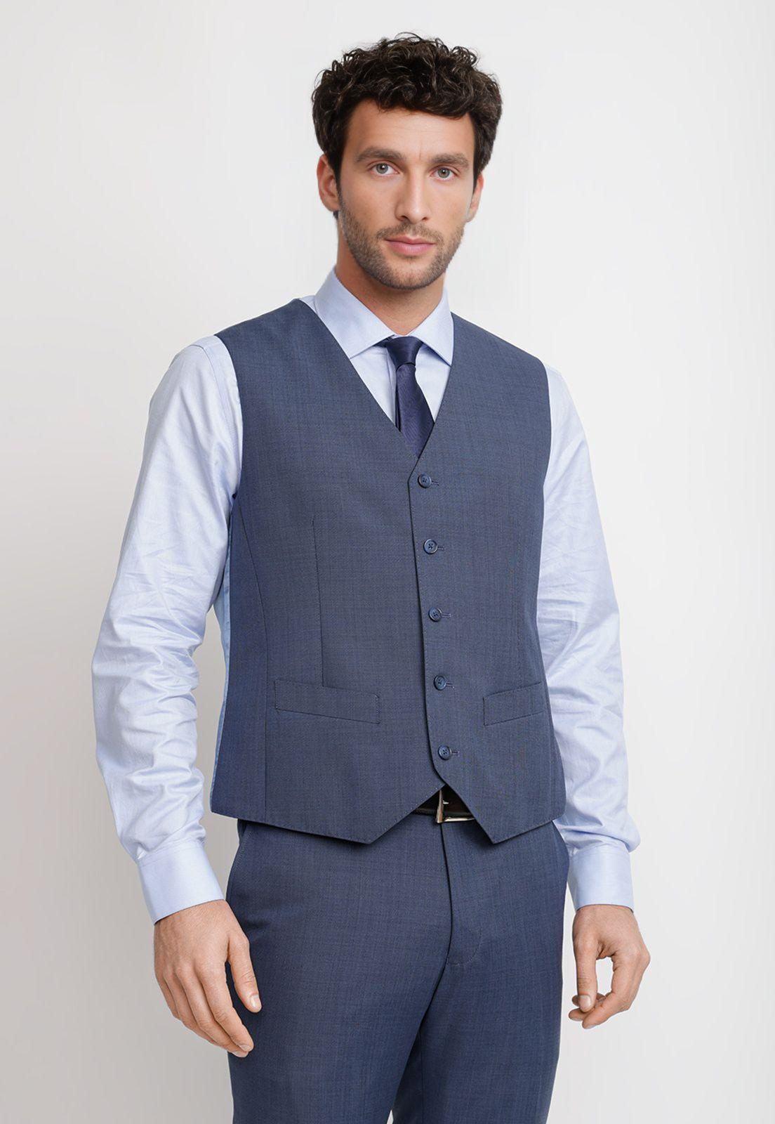 Terno Hombre Formal Executive Azul-3