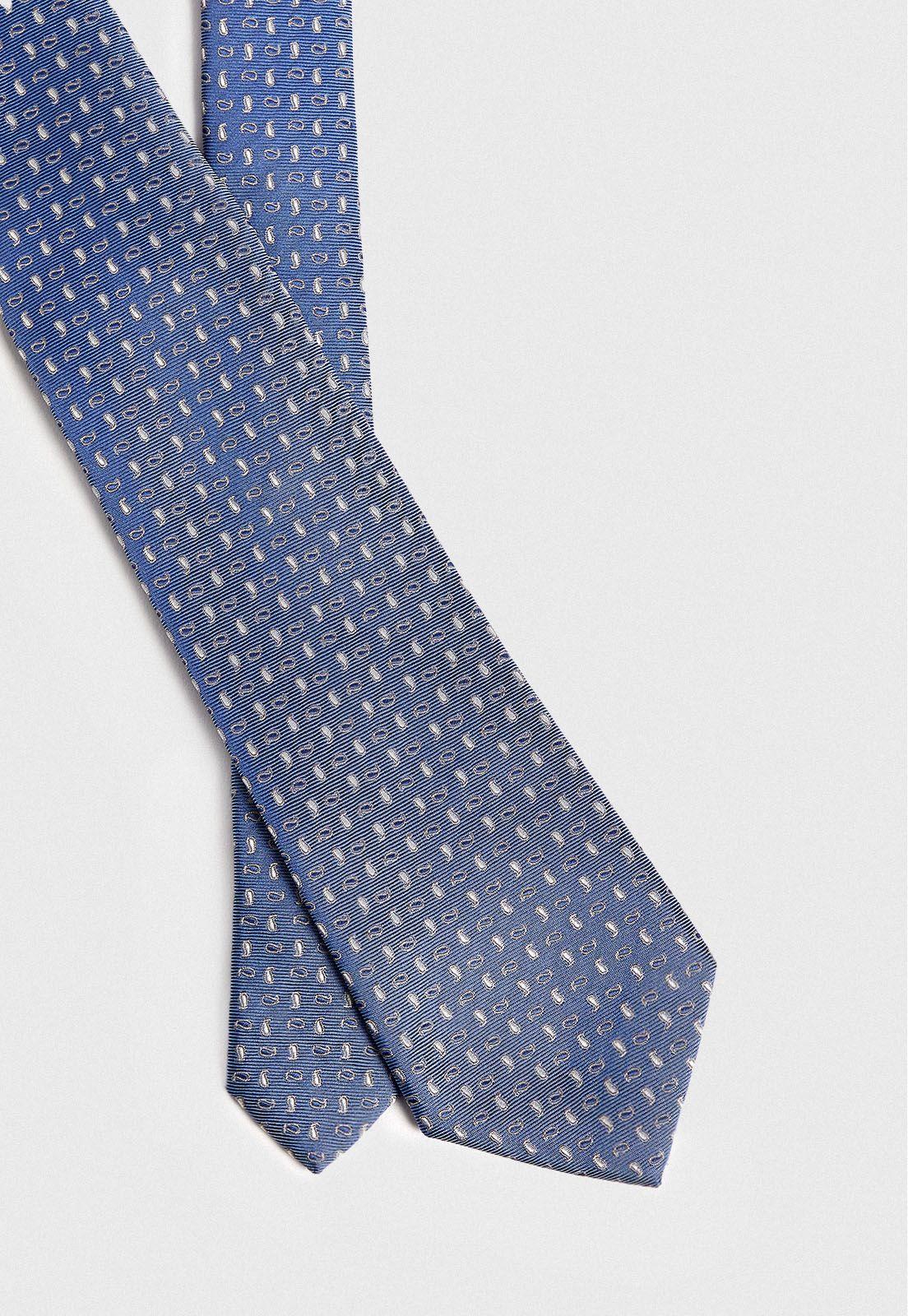 Corbata hombre Formal Executive Seda Celeste -1