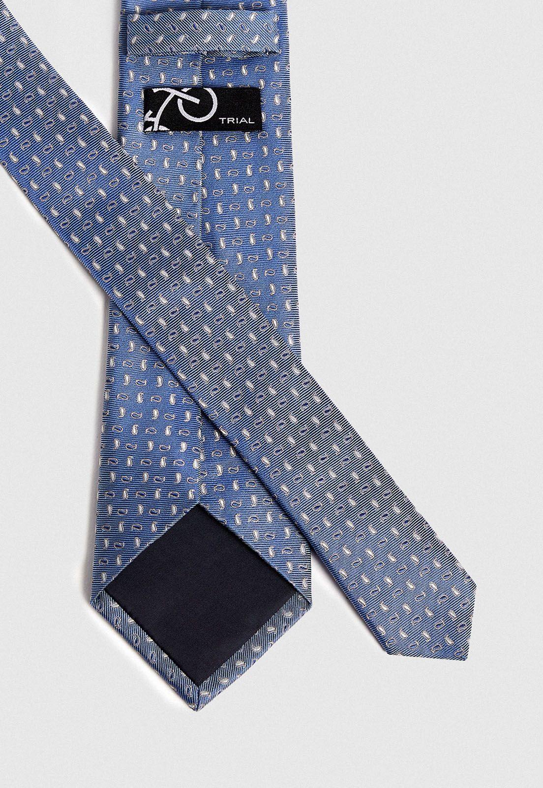 Corbata hombre Formal Executive Seda Celeste -2