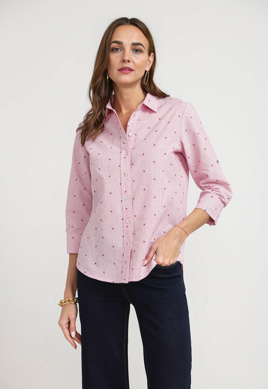 Blusa Mujer Helen Algodón Blanco-0