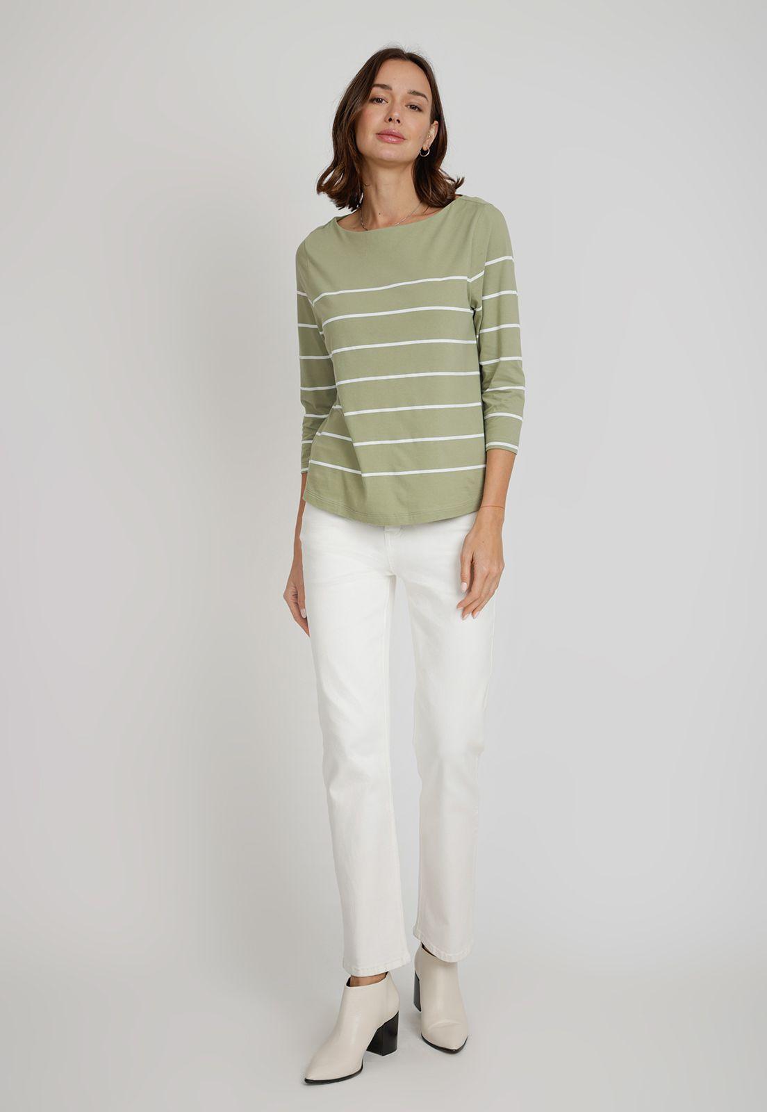 Polera De Mujer Astrid Verde Nilo-3