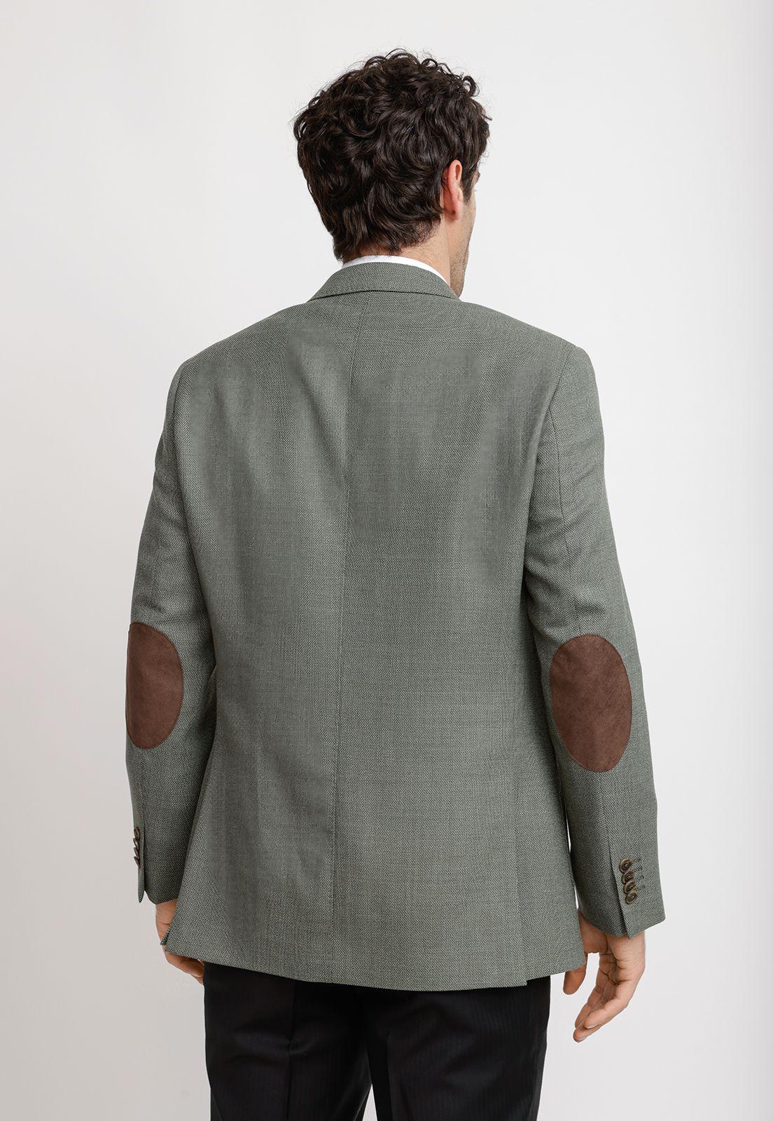 Chaqueta Hombre Formal Coderas Executive Verde-1