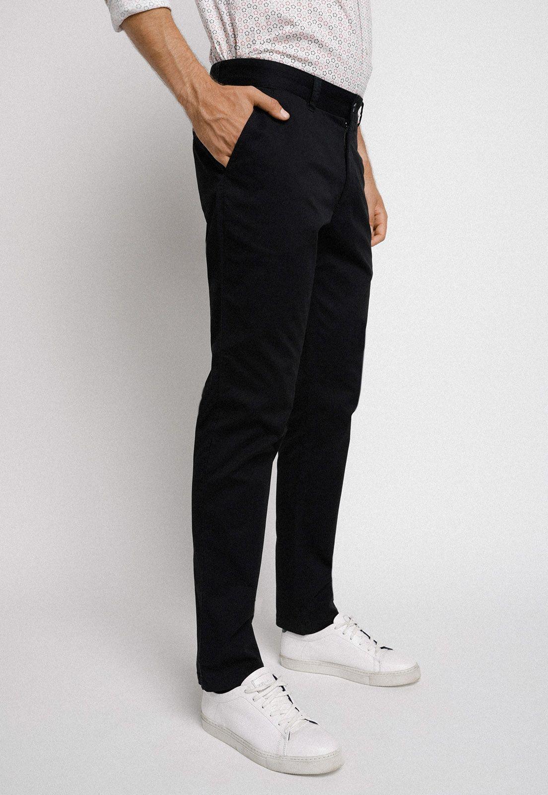 Pantalón casual vinci negro-0