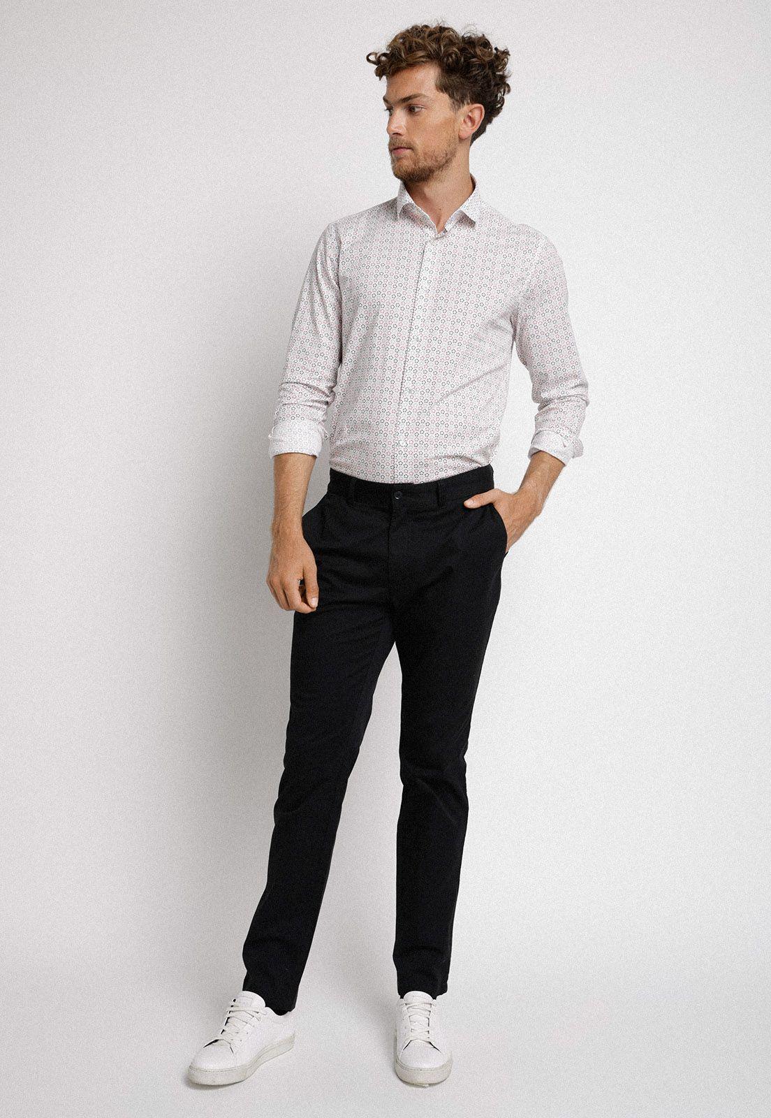 Pantalón casual vinci negro-3