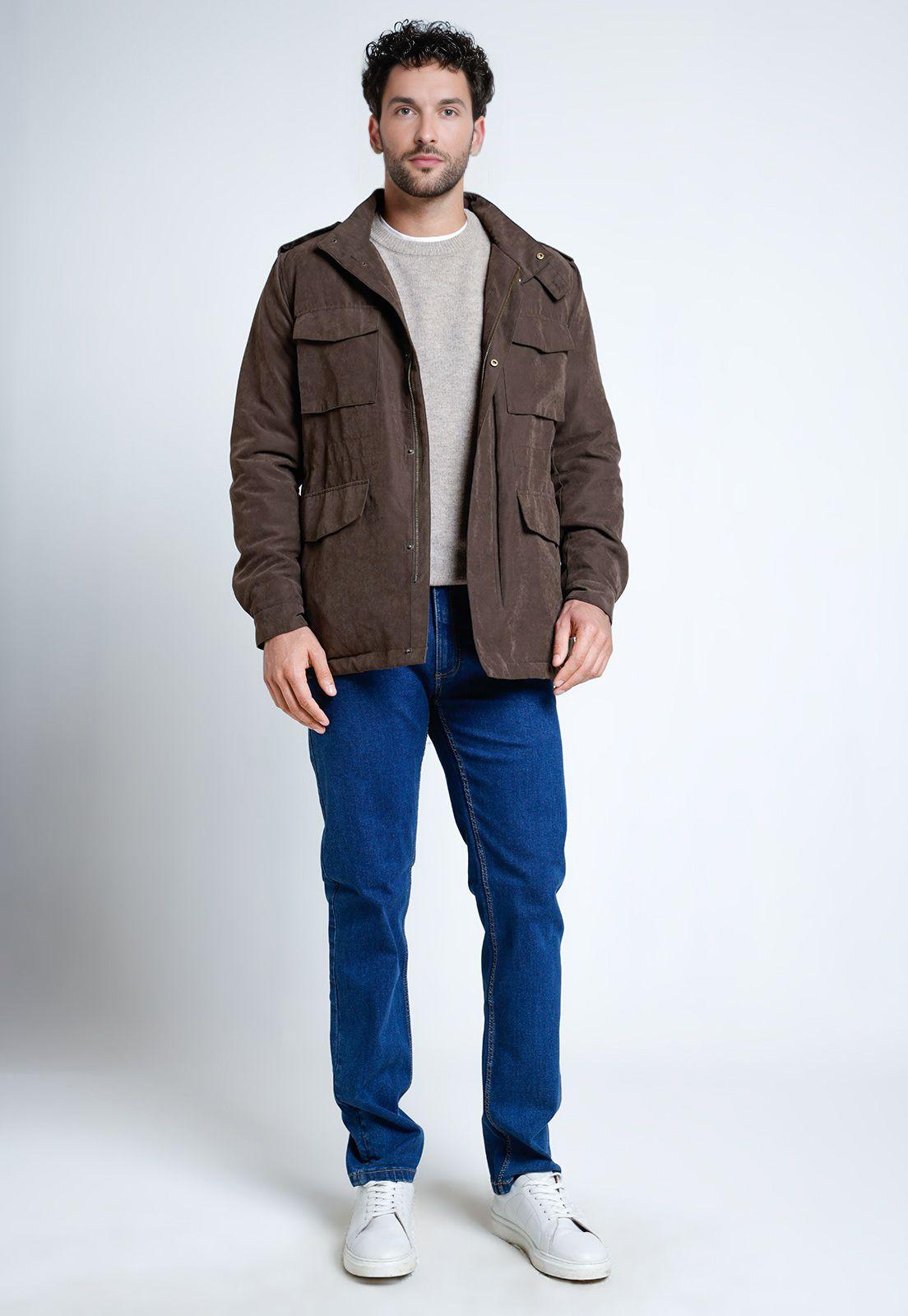 Chaqueta Sport Hombe Tesla Café-3