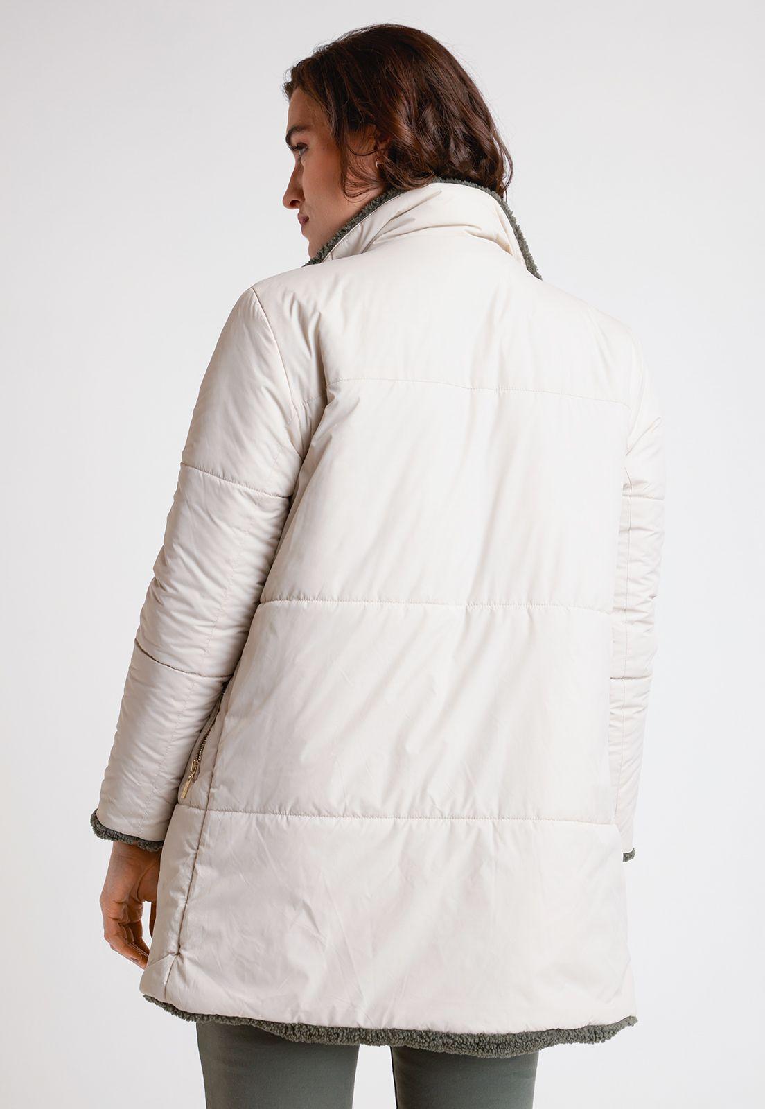 Parka Reversible De Mujer Ariel Color Salvia-3